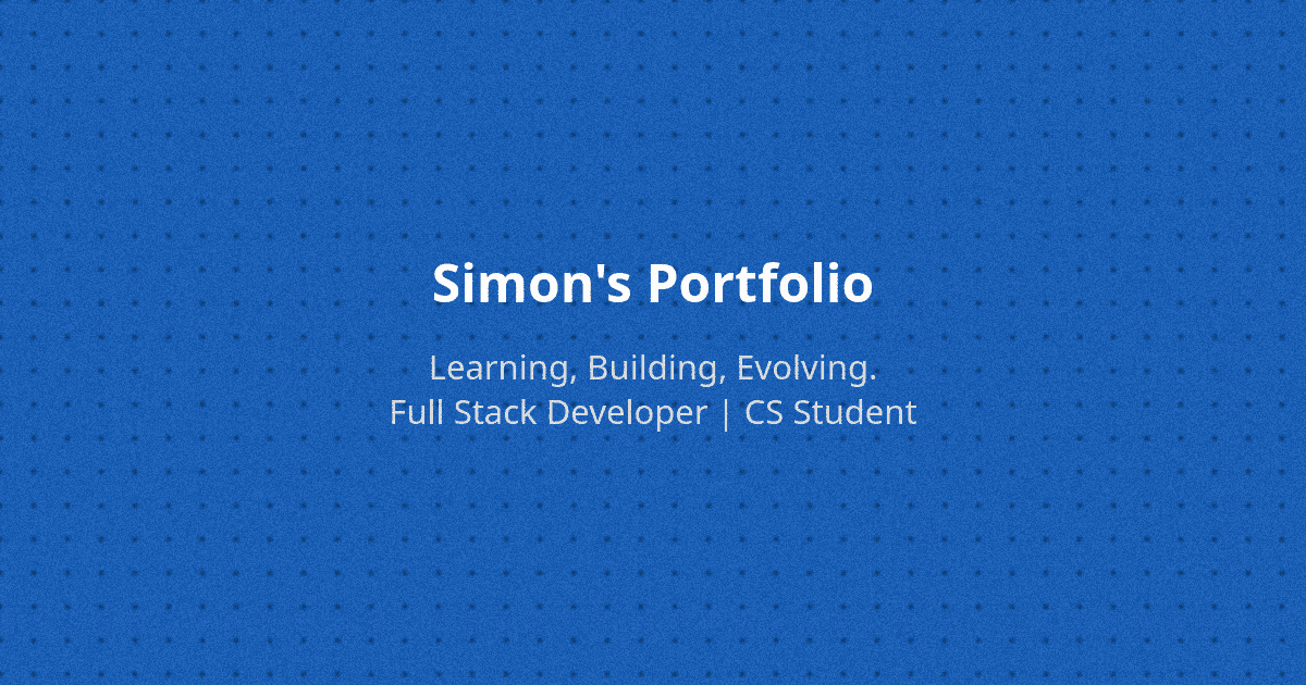 Simon Ddungu Portfolio